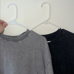 Amazon Men's Short Sleeve Tees - Gray and Black